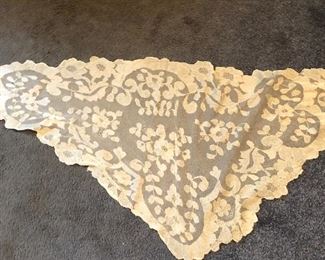 Lovely collection of lace mantillas and lace scarves