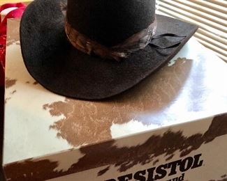 Resistol Western Cowboy Hat, Size 7, 3X Beaver