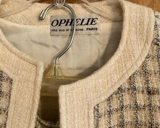 Just needs a drop off at the cleaners to freshen up your best "Coco or Jackie O" look.  Made in Paris, naturally.