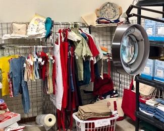 New, never used chef's aprons and clothing....ready to wear or monogram and gift.  