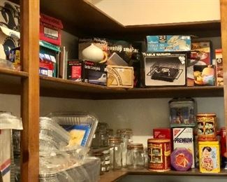 A Huge Pantry full of vintage to brand new goodies!