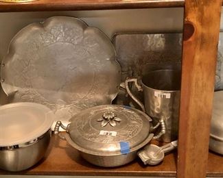 Aluminum serving