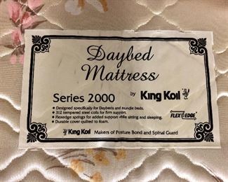 Twin Trundle bed.  Bottom pulls out and lifts. Can be used together or separately. 