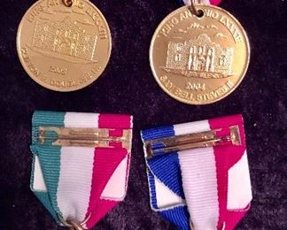 San Antonio Fiesta medals.  
2003, 2004, 2005
