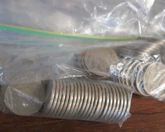 Dateless buffalo nickels.