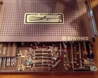 Vintage medical instruments. 