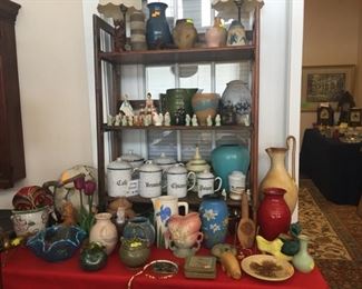 Some of the Roseville pottery