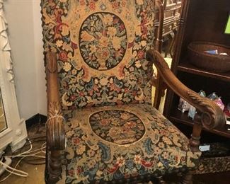 Needlepoint Arm Chair