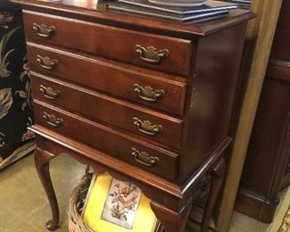 Queen Anne Silver Flatware Chest