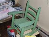 Child's painted rocker