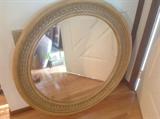 Large wooden mirror