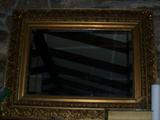 Large framed mirror