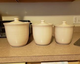 Ceramic canister set