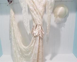 Antique wedding dress