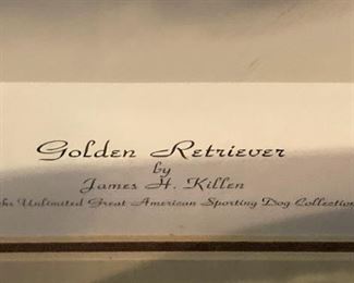 "Golden Retriever" by James H. Killen (Ducks Unlimited Great American Sporting Dog Collection)