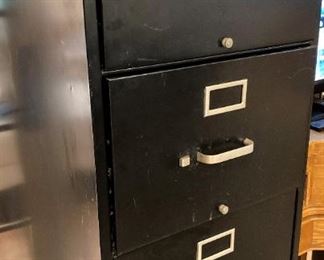 One of several file cabinets