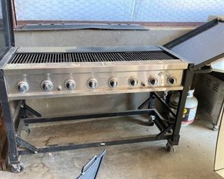 Commercial grade LP gas grill