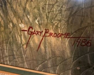 Artist Gary Broome - 1986