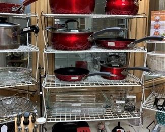 Red cookware