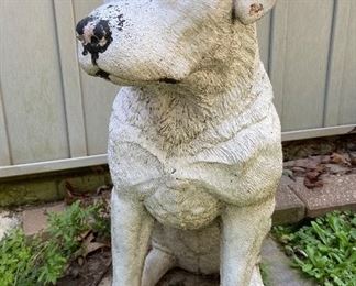Large Resin Dog Statue