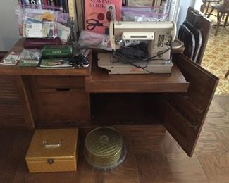 Unique Ethan Allen sewing center.