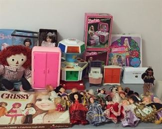 Rooms full of vintage toys, in great condition.