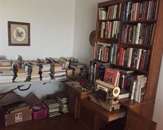 Books, books and more books.