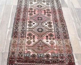 3X6' Hand Made Step Diamond Kilim Area Rug