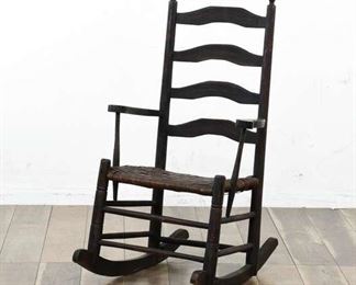 Antique Shaker Country Farmhouse Rocking Chair