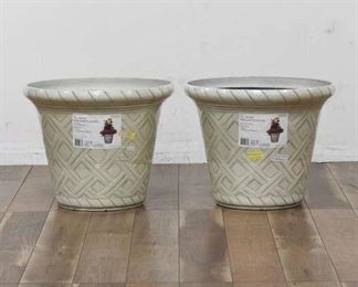 Pair 22" Resin Bingham Planners