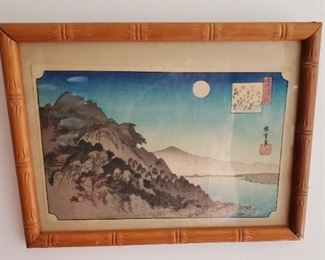 Utagawa Hiroshige 8 Views of Omi series