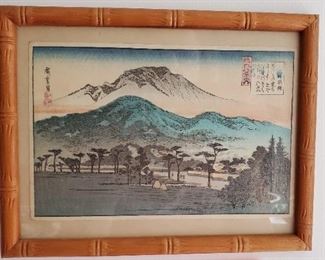 Utagawa Hiroshige 8 Views of Omi series
