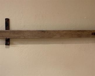 Rustic Architectural Salvage Wall SCREW Clamp 64in span 39in span