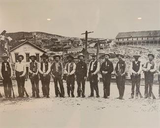 Panorama Wild West Western Sheriff Photo Print 11.5x30.5x.5in HxWxD