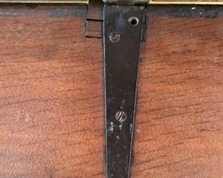 Antique Rustic Campaign Chest 14x43x21in HxWxD