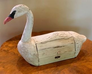 Rustic Duck Keepsake box 15x24x8in HxWxD