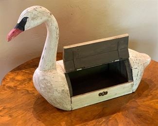 Rustic Duck Keepsake box 15x24x8in HxWxD