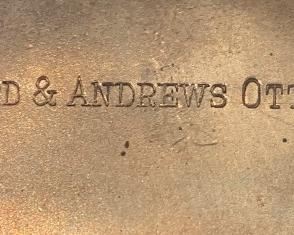 Antique Cast Iron & Brass Canadian Postal Scale Pritchard & Andrews Ottawa	14x15x4in	HxWxD
