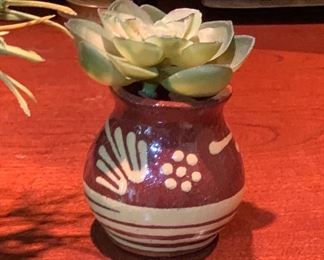3pc Faux Plants 8in, 8in, & 4in H