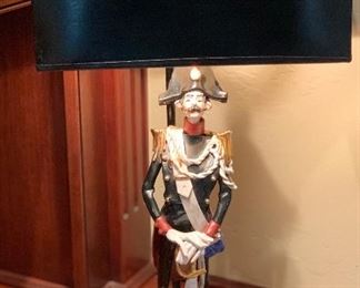 Ricci Italy Figural Lamp Admiral 20x11x8in