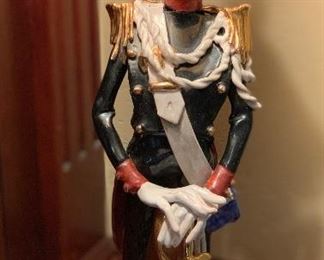 Ricci Italy Figural Lamp Admiral 20x11x8in