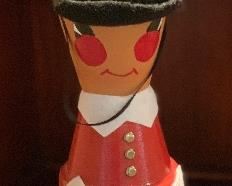 DOT McKenna Ceramic Toy Soldier Art	18in H	
