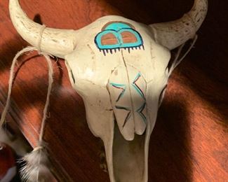 4pc Western/Native American Decor Lot Tallest: 11in
