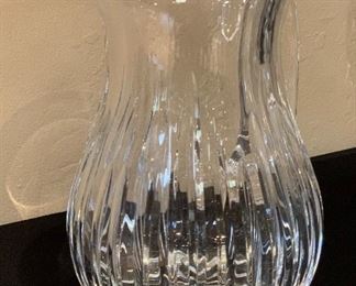 Large Waterford Crystal Glass WaterPitcher 8.25in H x 5.25in W x 8in D HxWxD