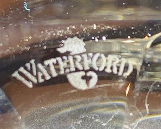 Large Waterford Crystal Glass WaterPitcher 8.25in H x 5.25in W x 8in D HxWxD