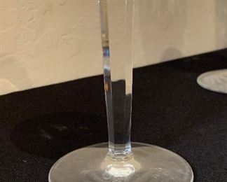 Set of 4 Waterford Carina Fluted Champagne Glasses 8 7/8 in H