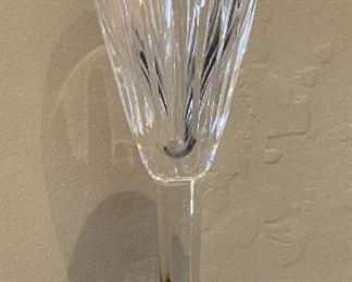 Set of 4 Waterford Carina Fluted Champagne Glasses 8 7/8 in H