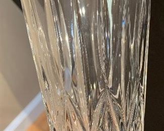 12 Piece Heavy Crystal Glass Water Goblets 7.75in H
