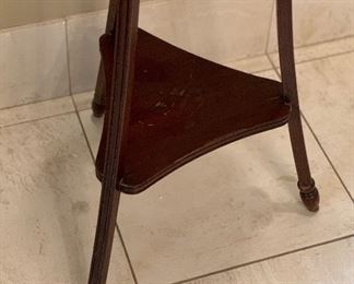 Wood Plant Stand 29x12x12in HxWxD