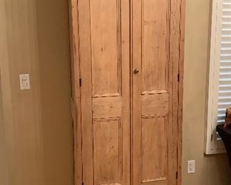 Rustic Slender Cabinet 84x34.5x18in HxWxD